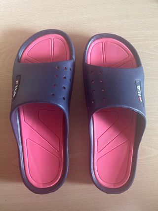 Chanclas Fila Piscina Verano Azul Rosa Marca FILA
