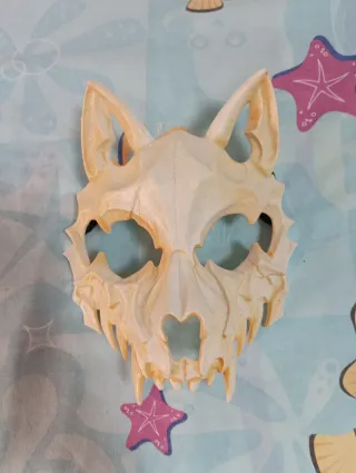 Máscara Calavera Lobo 