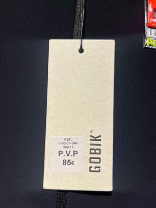 Maillot Gobik unisex CX Solid HK Negro Manga Corta