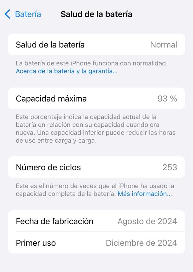 iPhone 15 256GB Garantía y Excelente
