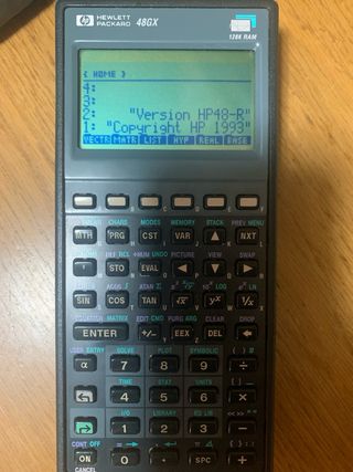 Calculadora Gráfica HP 48GX Programable