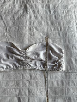 Sujetador de banda blanco