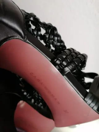 Zapatos tacón Zara mujer talla 37