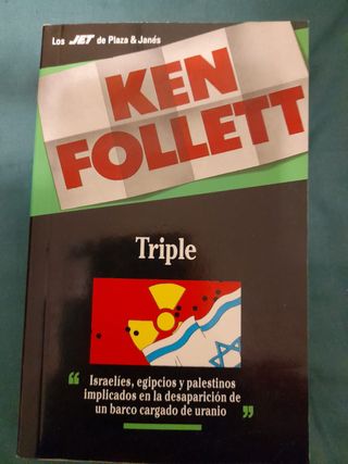 Varios libros de Frederick Forsyth y Ken Follet