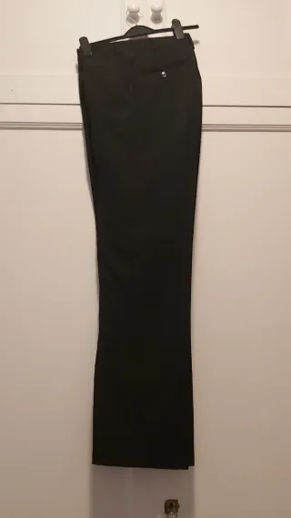Traje de chaqueta caballero Massimo Dutti negro.