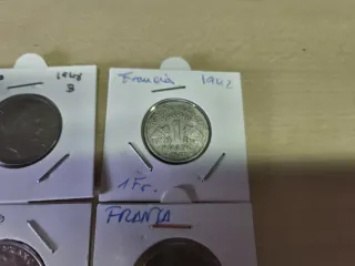 Lote Monedas Francia Victor Hugo