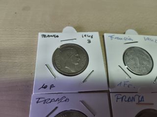 Lote Monedas Francia Victor Hugo