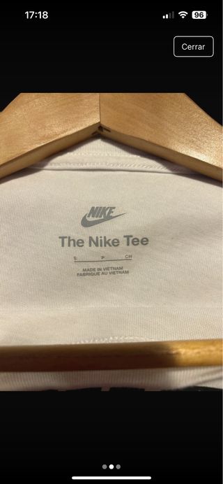 Camiseta Nike Blanca Talla S