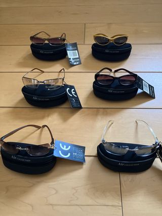 LOTe 6 gafas de sol Air Collection nuevas. Blíster