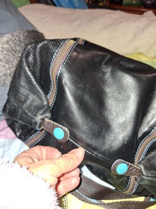 Borsa Gabs Pelle Nera e Multicolore