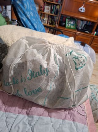 Borsa Gabs Pelle Nera e Multicolore