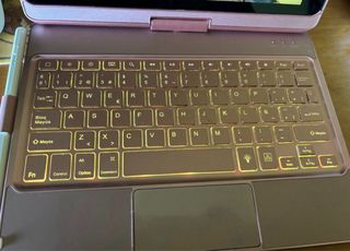 Funda Teclado Bluetooth Rosa iPad