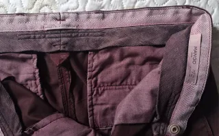 Pantalones Chinos Mango Marrón Talla XXL
