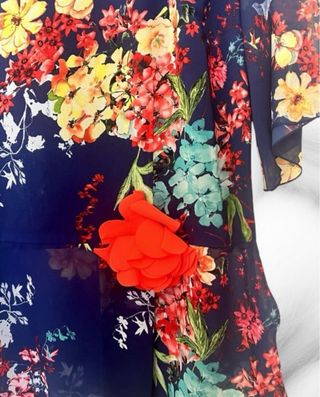 Talla XL. Blusa estampada HORTENSIA 