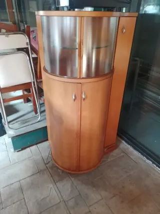 Mueble Bar Madera Cerezo