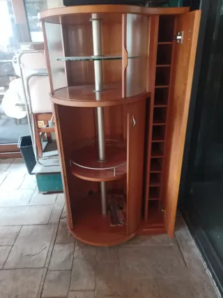 Mueble Bar Madera Cerezo