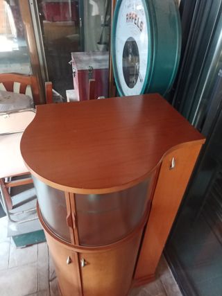 Mueble Bar Madera Cerezo