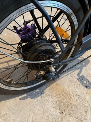 Bicicleta eléctrica plegable Youin Amsterdam Negra