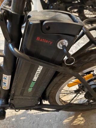 Bicicleta eléctrica plegable Youin Amsterdam Negra