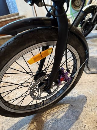 Bicicleta eléctrica plegable Youin Amsterdam Negra