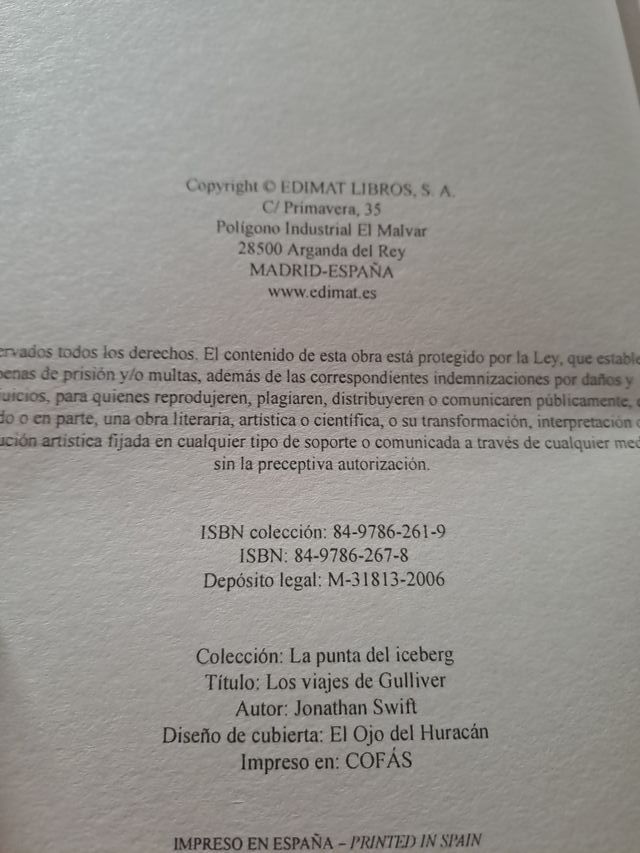 Los viajes de Gulliver (La punta del iceberg)
