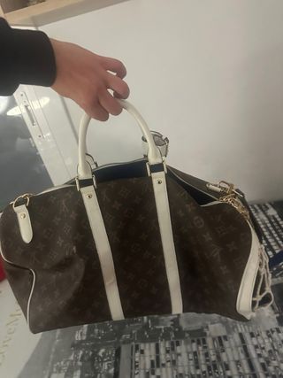 Bolso Louis Vuitton NBA Marrón y Blanco Y azul