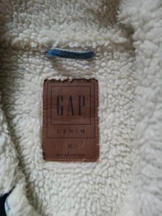 Cazadora vaquera Gap borrego NUEVA XL