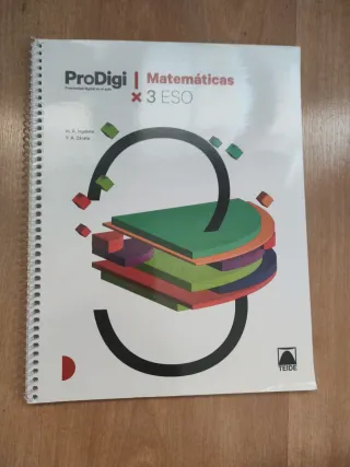Cuaderno ProDigi. Matemáticas 3 ESO