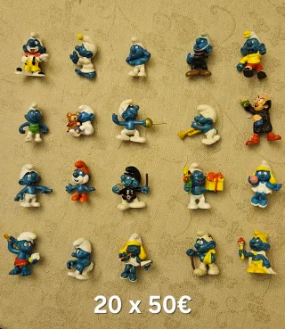 20 Puffi Pejo/Schleich anni '70/'80