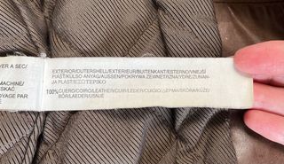 Chaqueta de cuero Bershka vintage