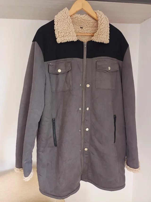 Chaqueta abrigo con pelo interior