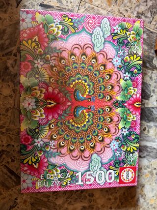 Puzzle Educa 1500 Piezas Pavo Real