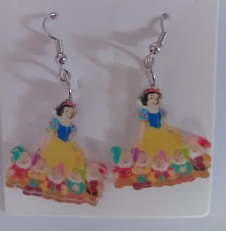 Pendientes Blancanieves y los 7 Enanitos