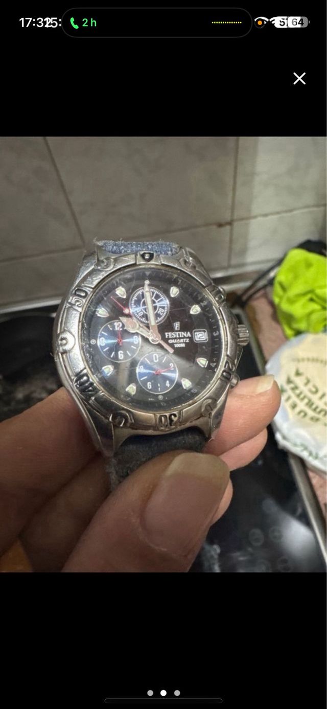 Reloj Festina Cronógrafo Esfera Negra