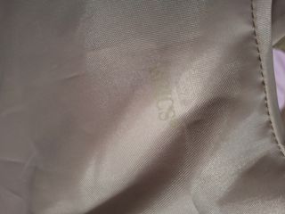 Borsa beige tessuto sintetico impermeabile