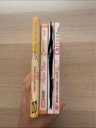 Pack 3 mangas de romance shojo