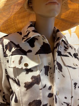 Cazadora animal print T L