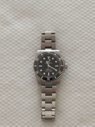 Reloj Automático Negro y Plateado