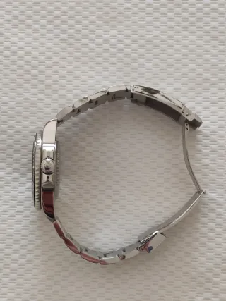 Reloj Automático Negro y Plateado