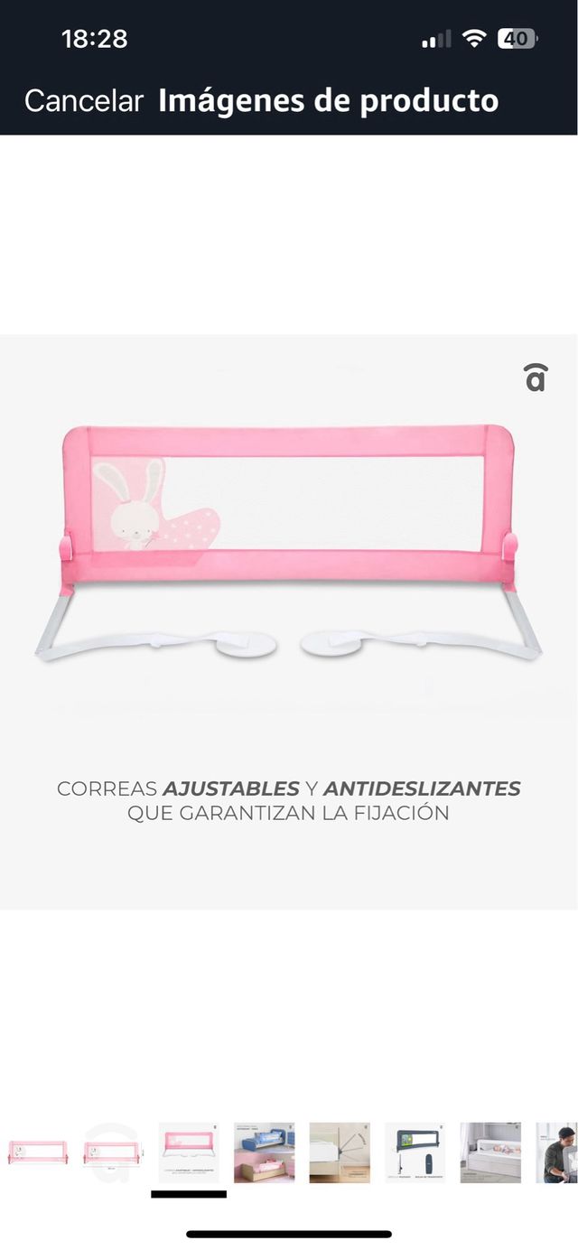 Barrera de cama Asalvo 150 cm