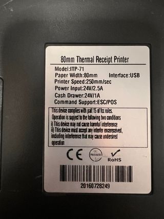 Impresora de Tickets ITP71