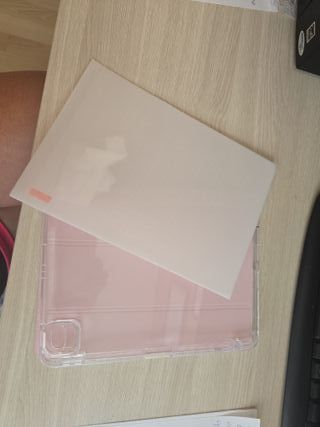 Funda iPad Air 11 Rosa + protector pantalla