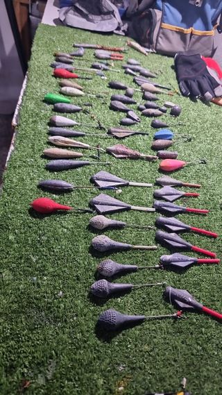 Plomadas de pesca variadas