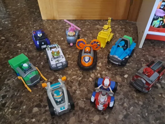 Pack 10 coches Patrulla Canina