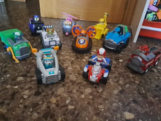 Pack 10 coches Patrulla Canina