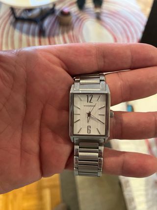 Reloj Viceroy Rectangular Plata Mujer
