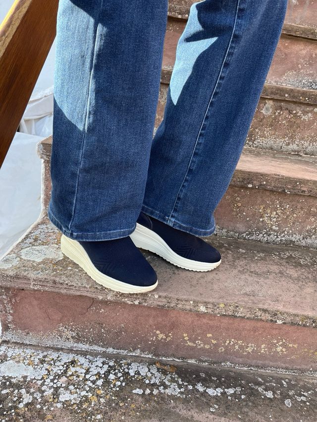 Zapatillas sin cordones azul marino