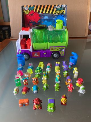 Lote Basurillas The Trash Pack Camión y Figuras