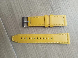 Correa de reloj 22mm amarilla