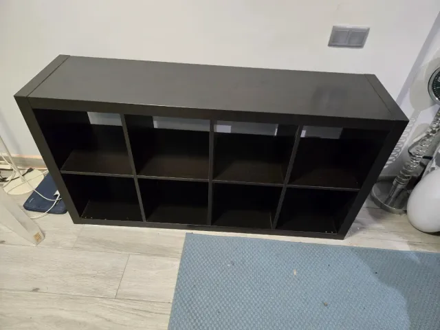 Estantería Kallax Ikea Negra/Marrón